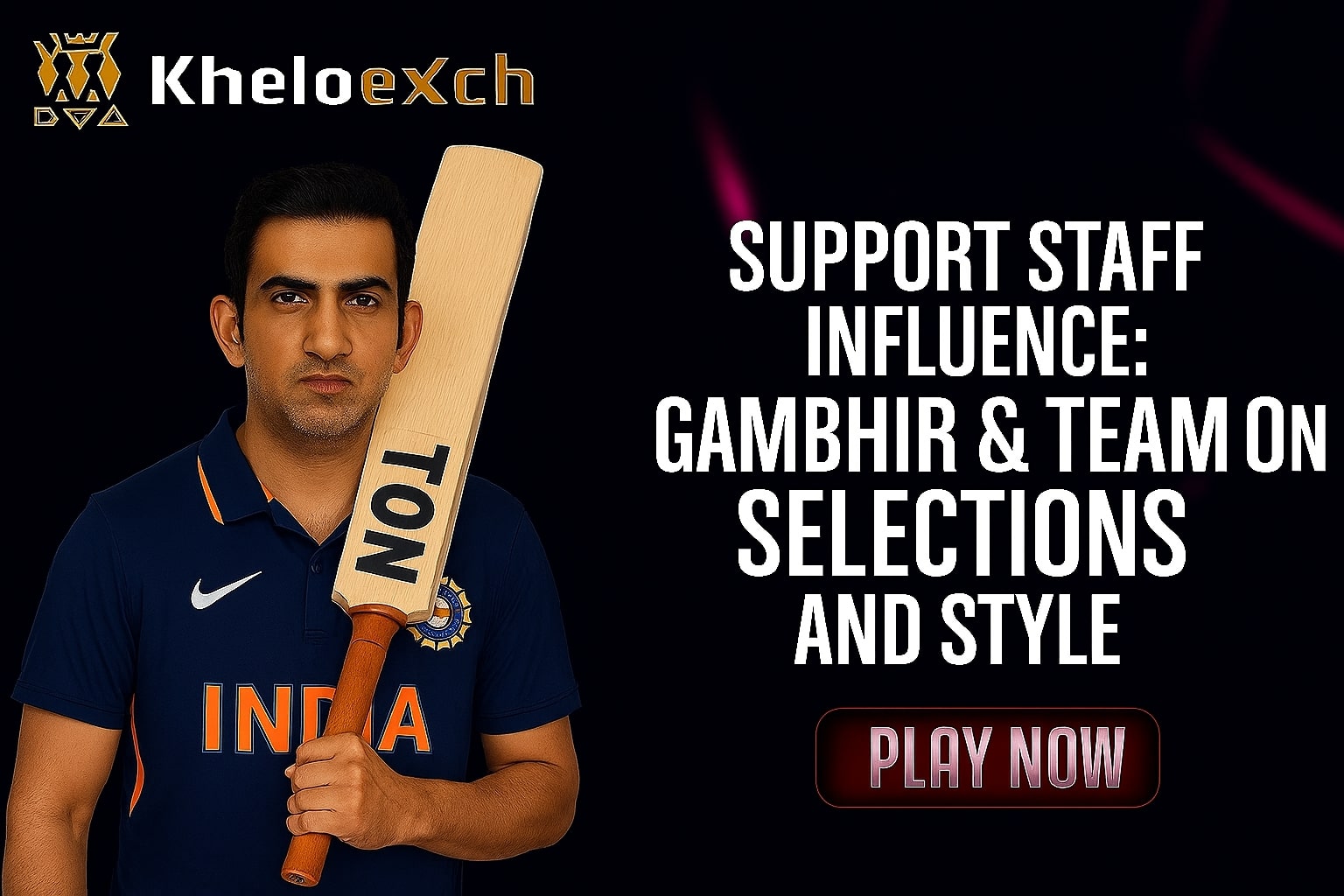 Support staff influence Gambhir & team on selections and style